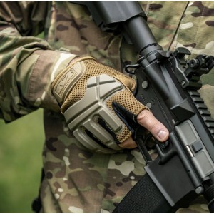 Перчатки Mechanix Wear M-Pact Partial Finger Tactical Gloves Coyote MPTPF-72